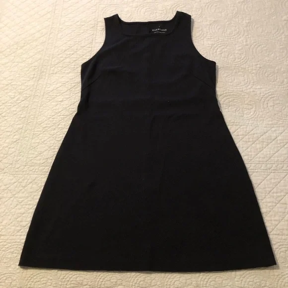 Everlane Party of One black tank dress. Size medium. - Picture 3 of 10